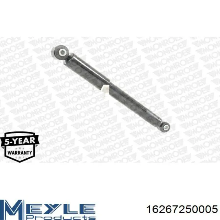 Amortecedor traseiro Meyle 16267250005 preço, a partir de 28,53 USD
