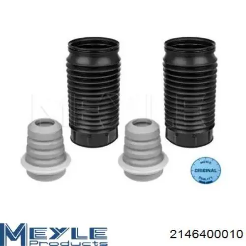 Pára-choque (grade de proteção) de amortecedor dianteiro + bota de proteção MK81122 Sato Tech