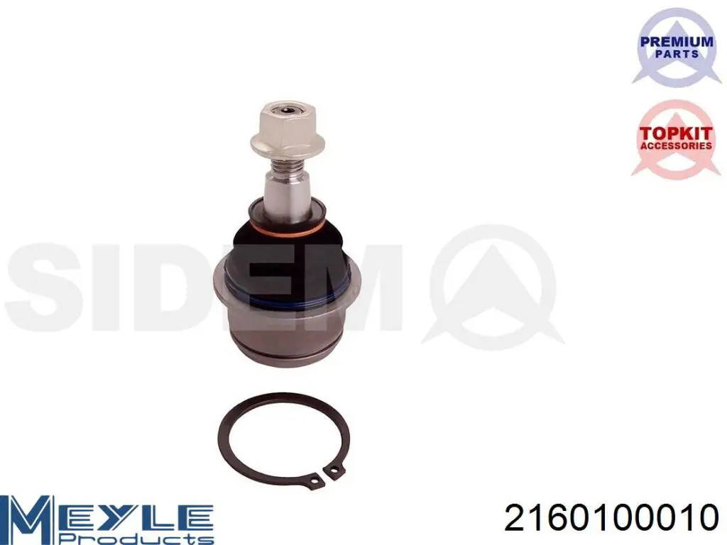 Suporte de esfera inferior Meyle 2160100010 preço, a partir de 17,43 USD