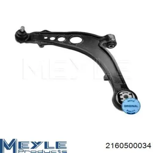 Braço oscilante inferior esquerdo de suspensão dianteira Meyle 2160500034 preço, a partir de 68,13 USD