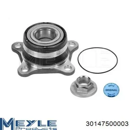 Cubo traseiro DACF1177 Koyo