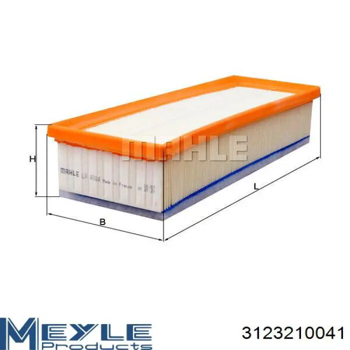 FA1234 Bremsi Filtro de ar