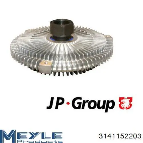Acoplamento viscoso de ventilador de esfriamento 3141152203 Meyle