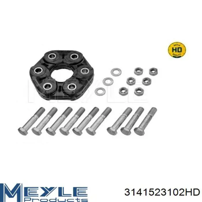 Acoplamento elástico do veio de transmissão Meyle 3141523102HD preço, a partir de 74,91 USD