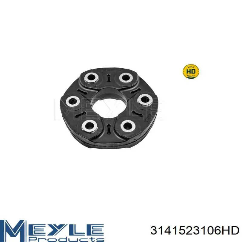 Acoplamento elástico dianteiro/traseiro do veio de transmissão Meyle 3141523106HD preço, a partir de 53,80 USD