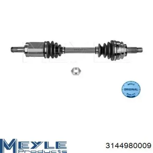 Semieixo (acionador) dianteiro esquerdo Meyle 3144980009 preço, a partir de 177,37 USD
