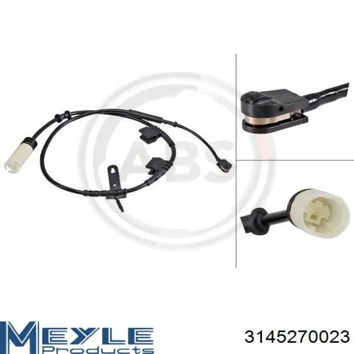 Compre 3145270023 Meyle Sensor dianteiro de desgaste das sapatas do freio