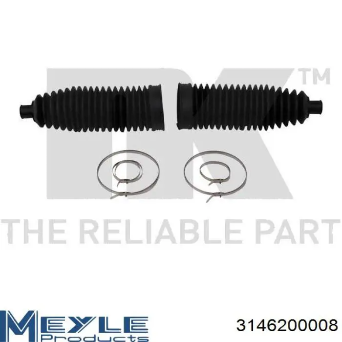 Bota de proteção do mecanismo de direção (de cremalheira) Meyle 3146200008 preço, a partir de 12,06 USD