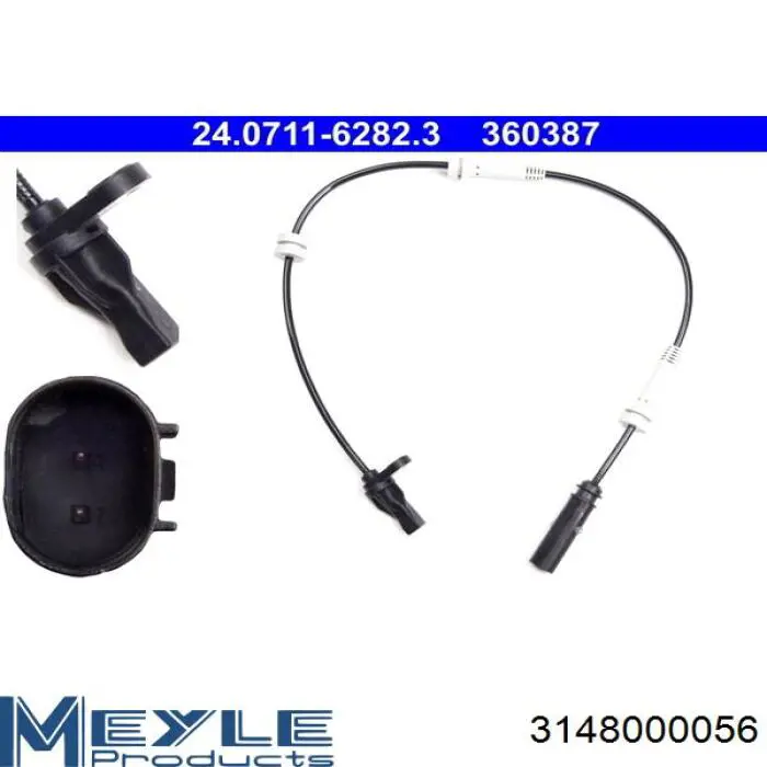 Compre 0986594625 Bosch Sensor dianteiro de ABS