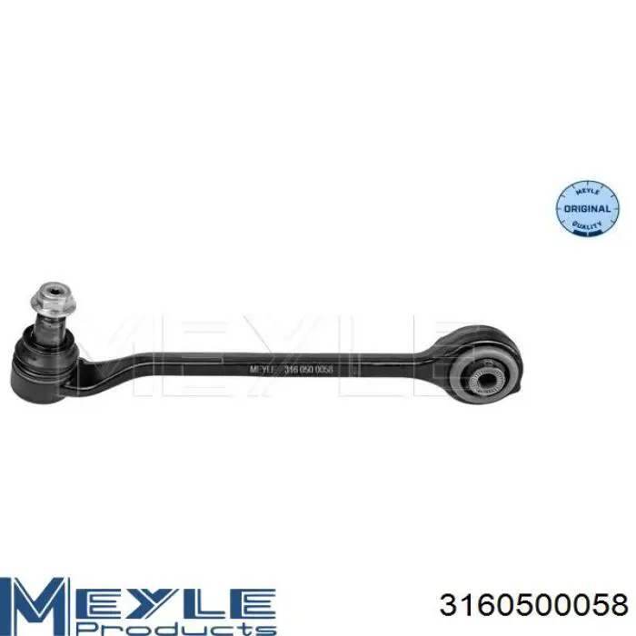 3160500058 Meyle Braço oscilante inferior esquerdo de suspensão dianteira
