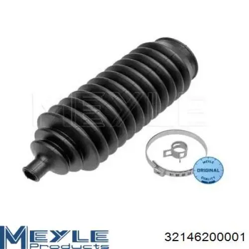 Compre Q0030085 Q-fix Bota de proteção do mecanismo de direção (de cremalheira)