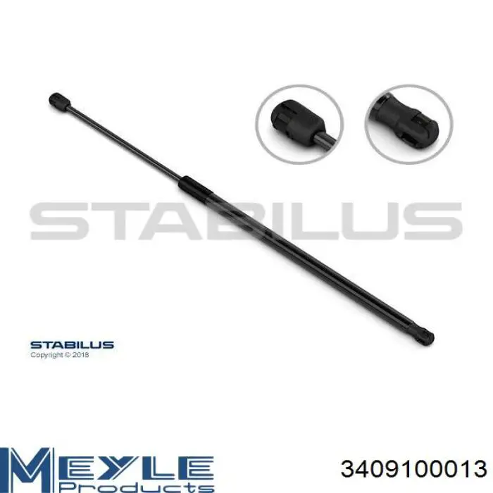 Amortecedor de tampa de porta-malas (de 3ª/5ª porta traseira) Meyle 3409100013 preço, a partir de 26,41 USD