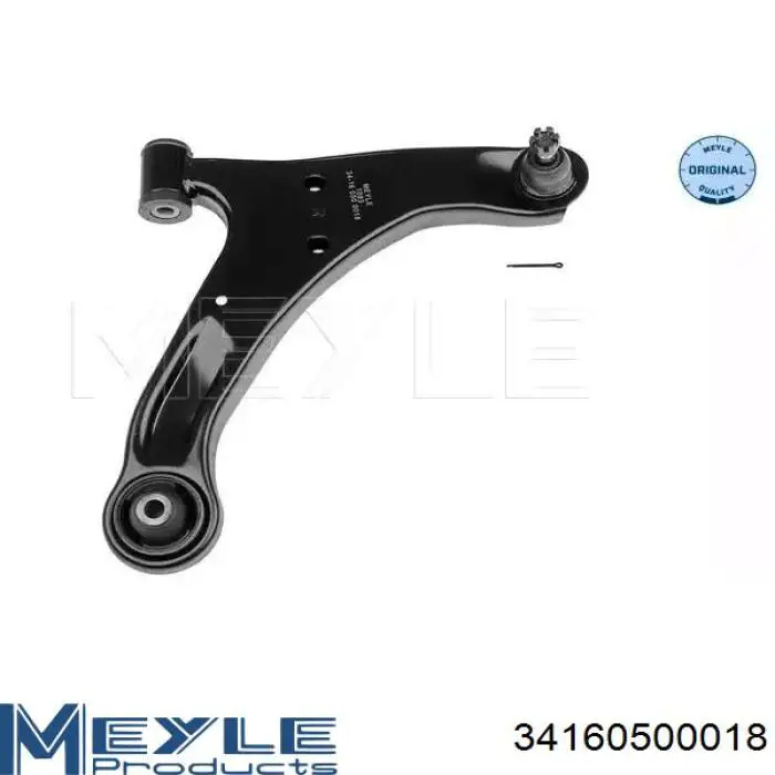 Braço oscilante inferior direito de suspensão dianteira Meyle 34160500018 preço, a partir de 84,44 USD