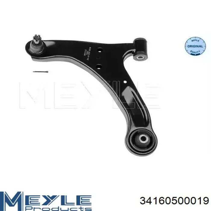 Braço oscilante inferior esquerdo de suspensão dianteira Meyle 34160500019 preço, a partir de 89,60 USD