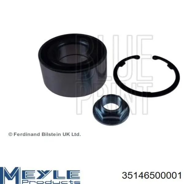 Rolamento de cubo dianteiro Meyle 35146500001 preço, a partir de 39,63 USD