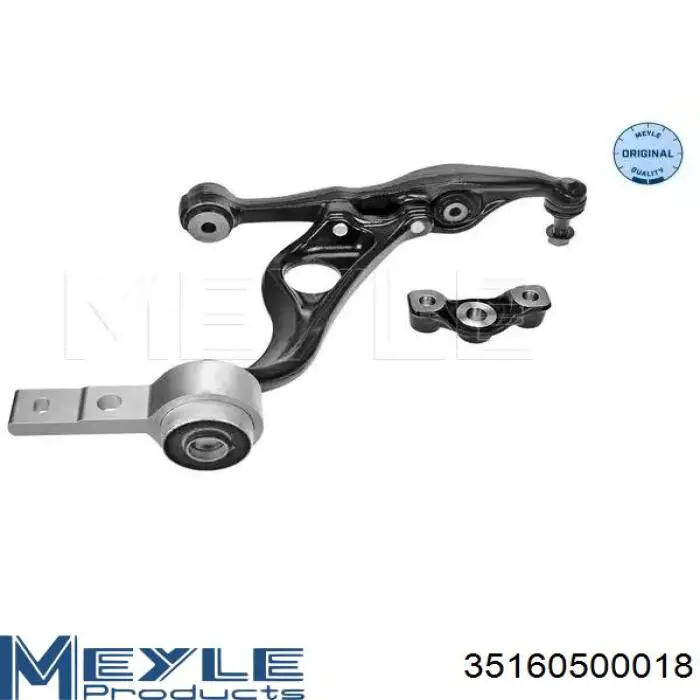 Braço oscilante inferior direito de suspensão dianteira Meyle 35160500018 preço, a partir de 71,51 USD
