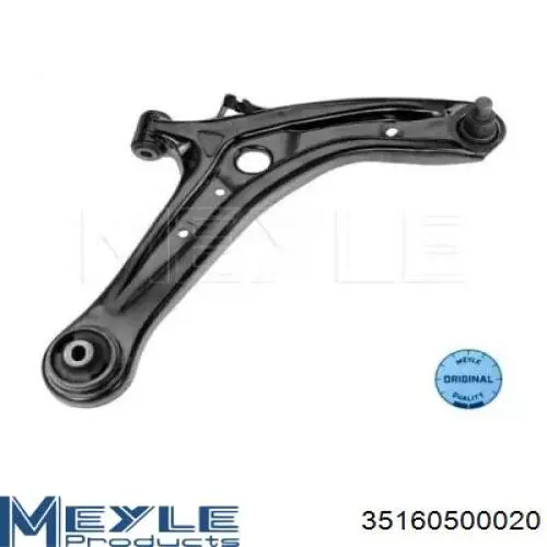 Compre D65134300 Mazda Braço oscilante inferior direito de suspensão dianteira