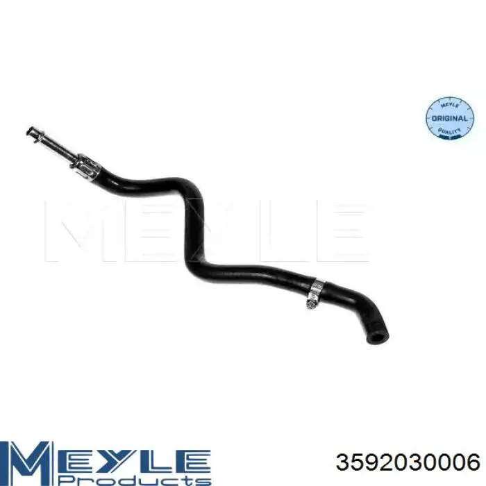 Mangueira da Direção hidrâulica assistida de pressão baixa, desde o radiador até o tanque Meyle 3592030006 preço, a partir de 25,40 USD