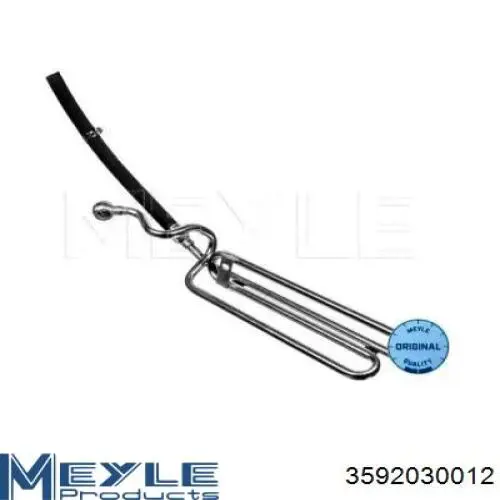 Compre 3592030012 Meyle Mangueira da Direção hidrâulica assistida de pressão baixa, desde a cremalheira (do mecanismo) até o tanque