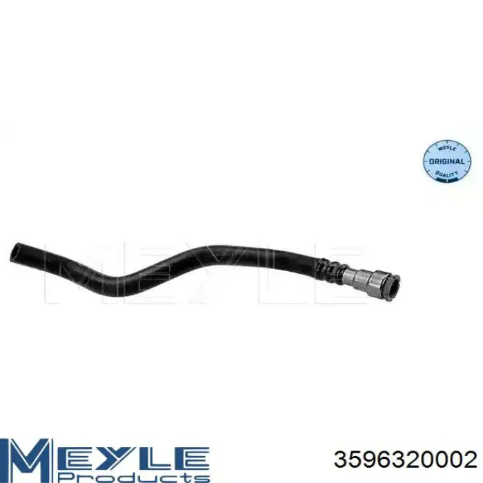 Mangueira da Direção hidrâulica assistida de pressão baixa, desde o radiador até o tanque Meyle 3596320002 preço, a partir de 43,69 USD