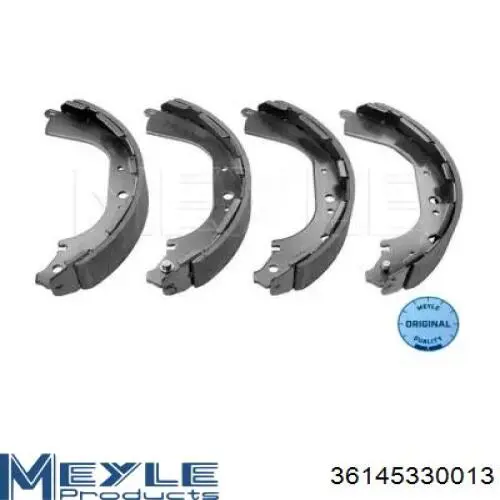 Compre 986487464 Bosch Sapatas do freio traseiras de tambor