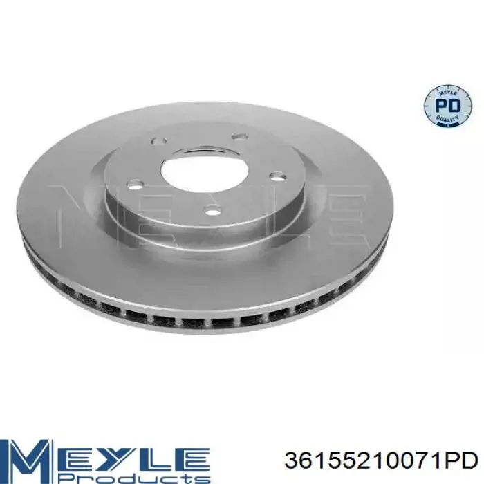 36155210071PD Meyle Disco do freio dianteiro