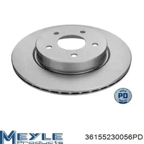 432064423R Renault (RVI) Disco do freio traseiro