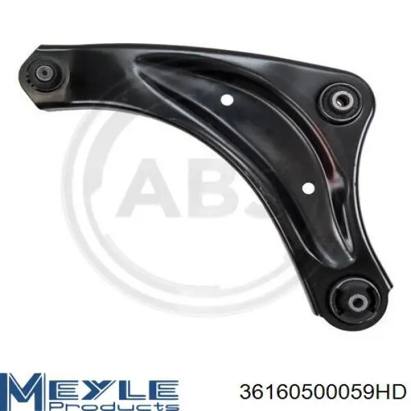 Braço oscilante inferior esquerdo de suspensão dianteira Meyle 36160500059HD preço, a partir de 66,40 USD