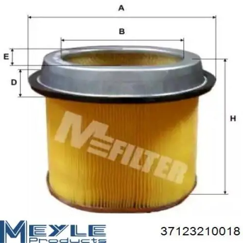 Compre 37123210018 Meyle Filtro de ar