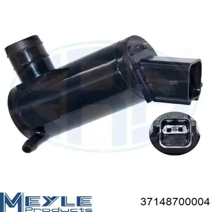 Bomba de motor de fluido para lavador de vidro dianteiro 4114PS1 Polcar