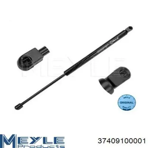 Compre 37409100001 Meyle Amortecedor de tampa de porta-malas (de 3ª/5ª porta traseira)