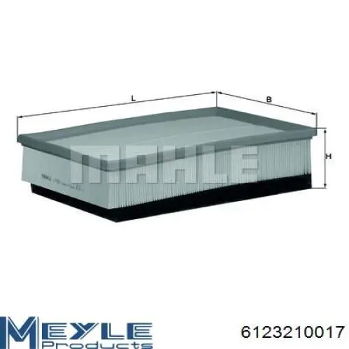 Compre 6123210017 Meyle Filtro de ar