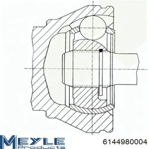 Compre 6144980004 Meyle Junta homocinética externa dianteira