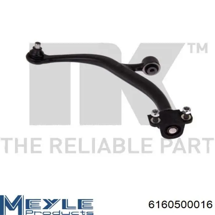 Compre 6160500016 Meyle Braço oscilante inferior direito de suspensão dianteira