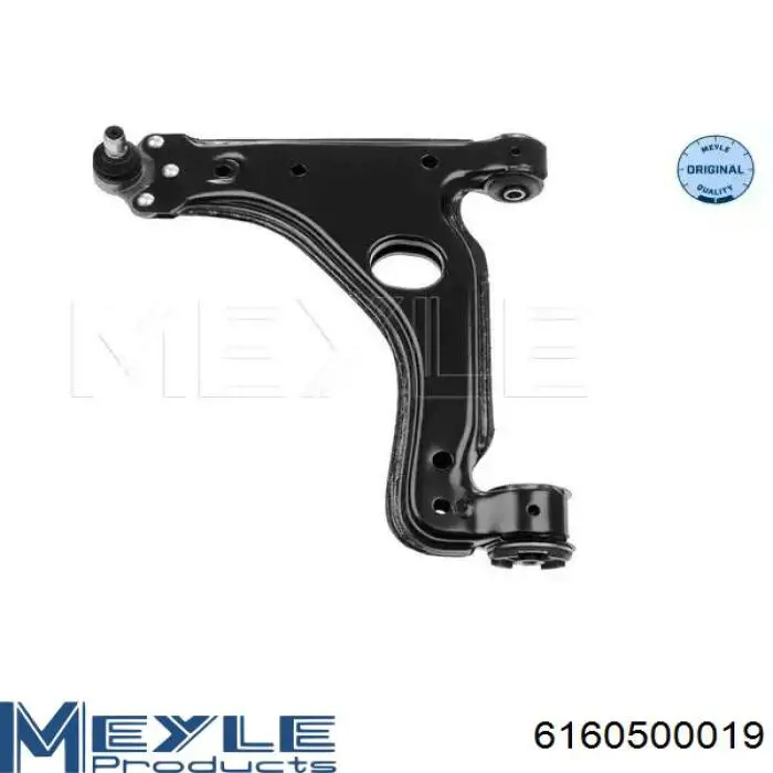 Braço oscilante inferior esquerdo de suspensão dianteira Meyle 6160500019 preço, a partir de 65,90 USD