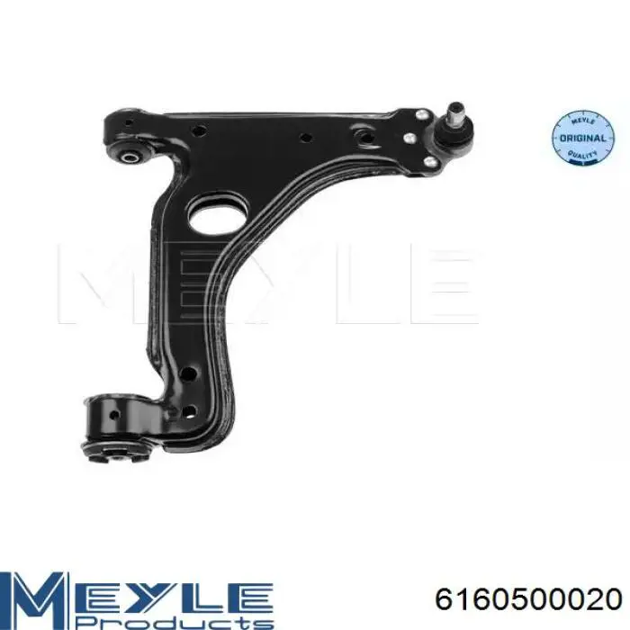 Braço oscilante inferior direito de suspensão dianteira Meyle 6160500020 preço, a partir de 66,02 USD