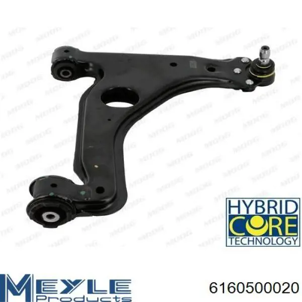 Compre 6160500020 Meyle Braço oscilante inferior direito de suspensão dianteira