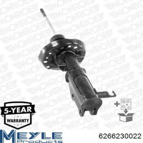 Amortecedor dianteiro esquerdo Meyle 6266230022 preço, a partir de 82,08 USD