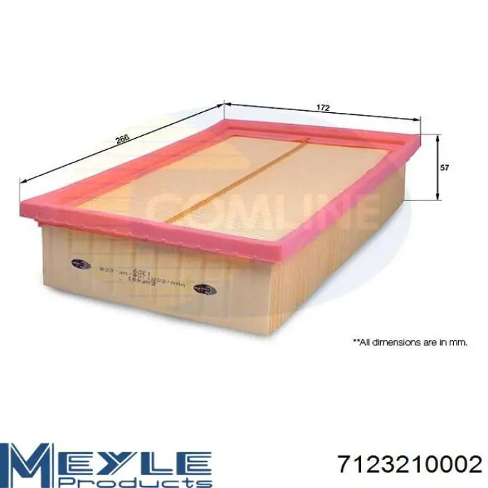 Compre 7123210002 Meyle Filtro de ar