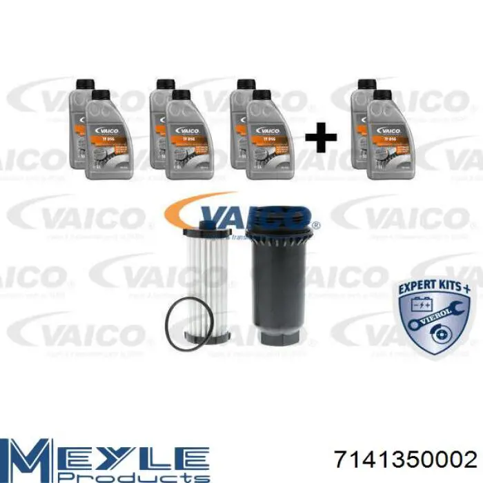 Kit de serviço para a substituição de óleo na Caixa Automática de Mudança Meyle 7141350002 preço, a partir de 168,49 USD