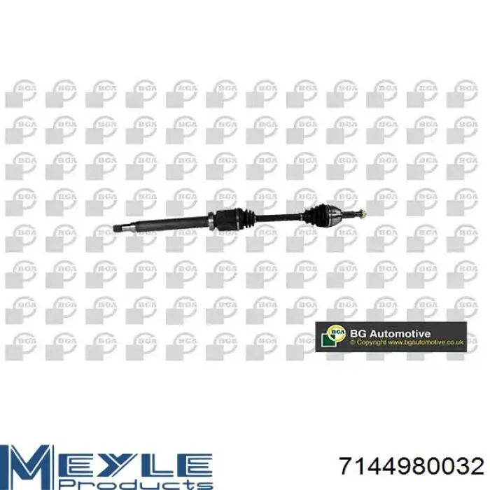 Semieixo (acionador) dianteiro esquerdo Meyle 7144980032 preço, a partir de 134,24 USD