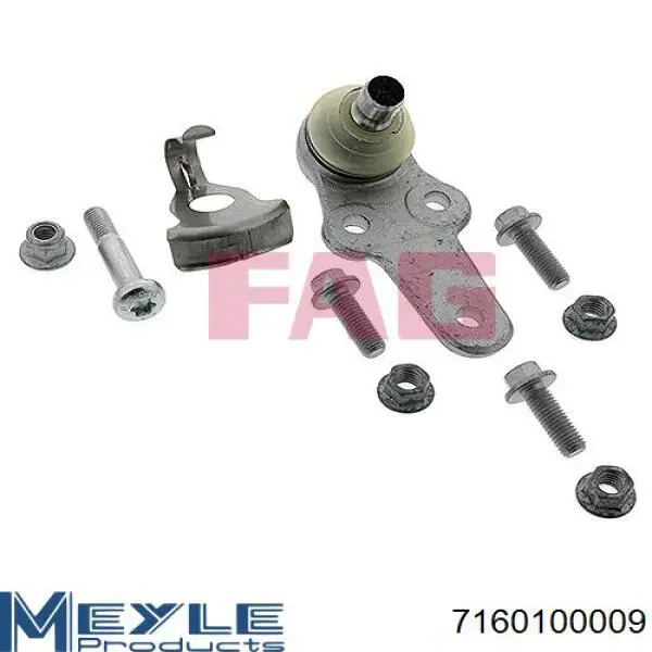 Suporte de esfera inferior Meyle 7160100009 preço, a partir de 15,56 USD