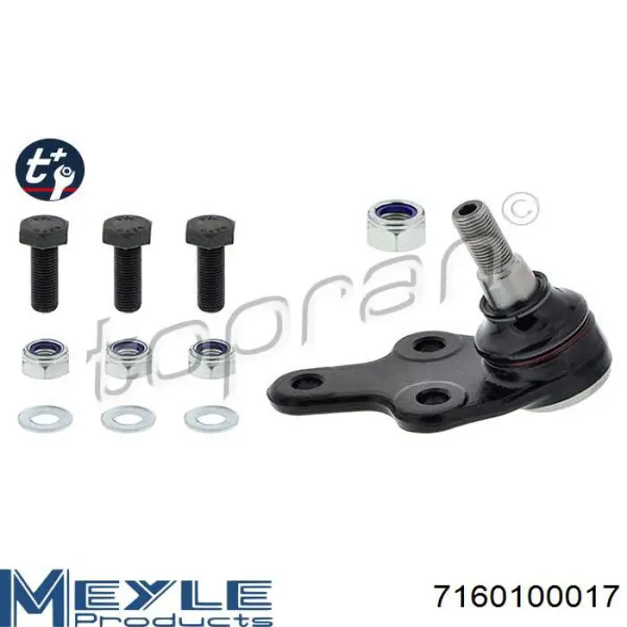Compre 7160100017 Meyle Suporte de esfera inferior