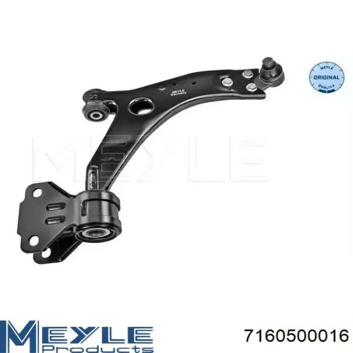 7160500016 Meyle Braço oscilante inferior direito de suspensão dianteira