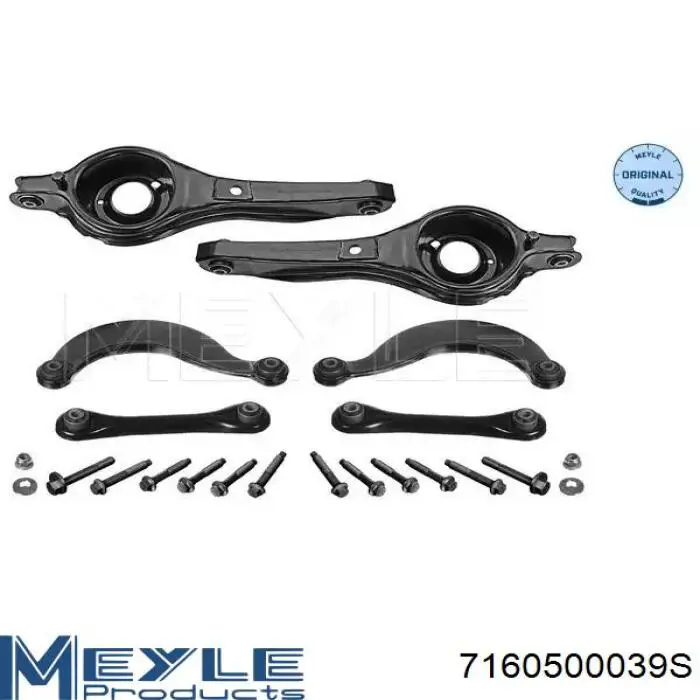 Kit de braços oscilantes de suspensão traseira Meyle 7160500039S preço, a partir de 292,67 USD