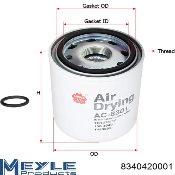 Compre K115979X00 Knorr-bremse Filtro de secador de ar (separador de umidade e óleo) (TRUCK)