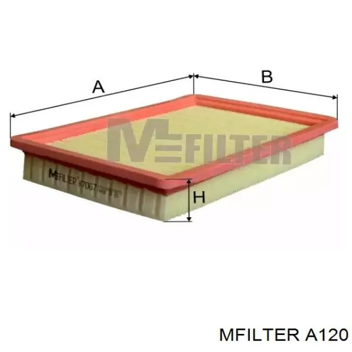 Compre A120 Mfilter Filtro de ar