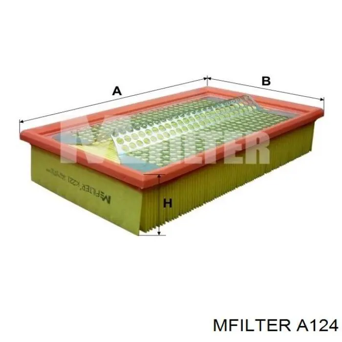 Filtro de ar Mfilter A124 preço, a partir de 8,02 USD