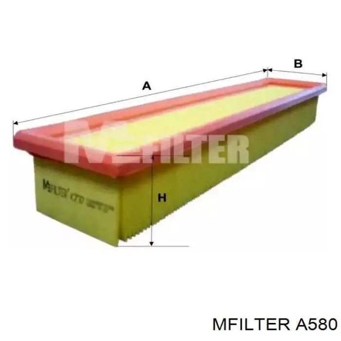 Compre A580 Mfilter Filtro de ar