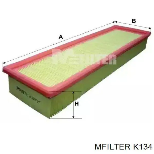 Filtro de ar Mfilter K134 preço, a partir de 10,05 USD